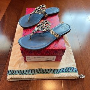 Tory Burch Miller Blue Terrace Ditsy
